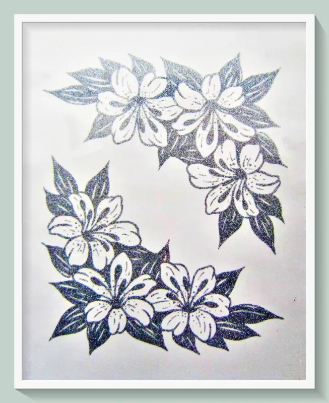 Deco Foam S-43 transfer glitter argento 17x25cm silver