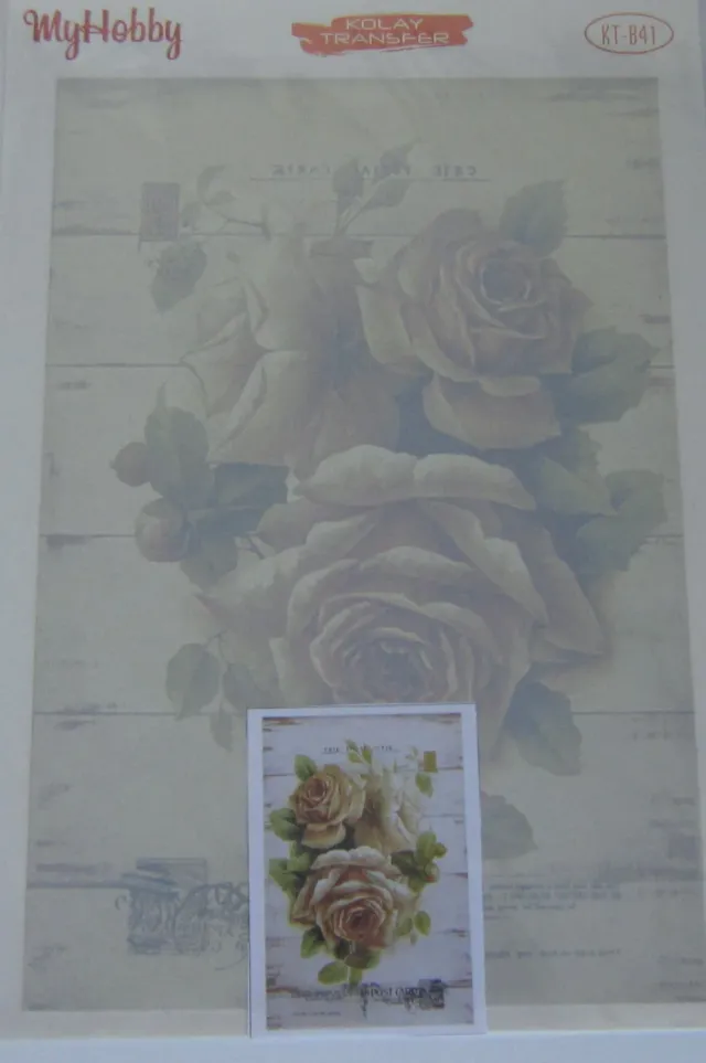 Deco Foam KT-B41 carta di riso 25x35cm trasferimento