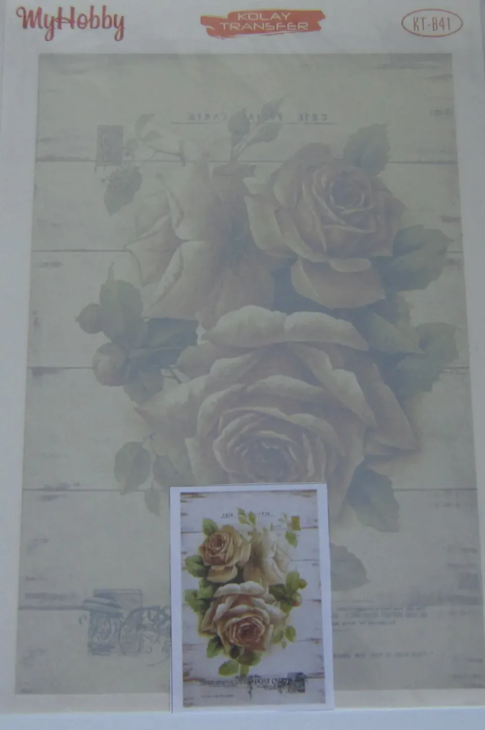 Deco Foam KT-B41 carta di riso 25x35cm trasferimento