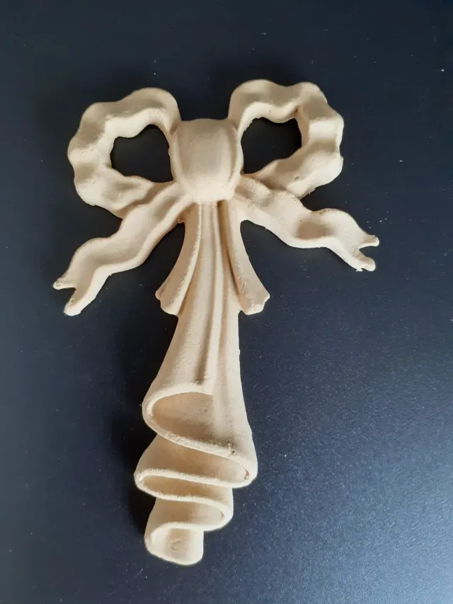 Deco Foam Intaglio Fiocco 1012 decorazione legno 8x12cm
