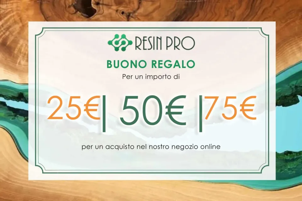 Naturesin Buono regalo online per resina e masterclass creative