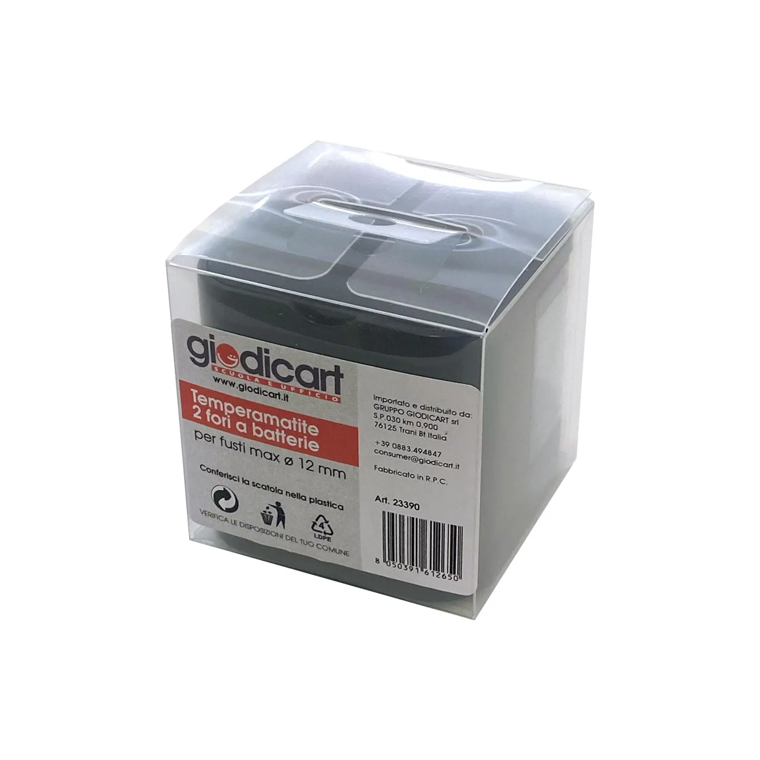 GIODICART Due Fori temperamatite a batteria con serbatoio