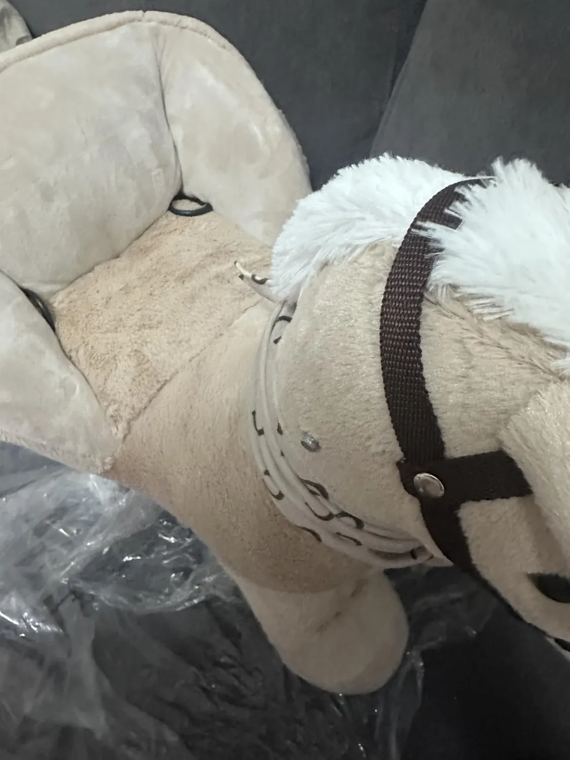 Giodicart Cavallo a Dondolo Peluche con Musica