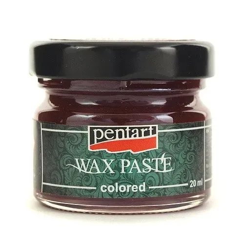 Pentart Patina Wax Red cera patina 20ml rossa