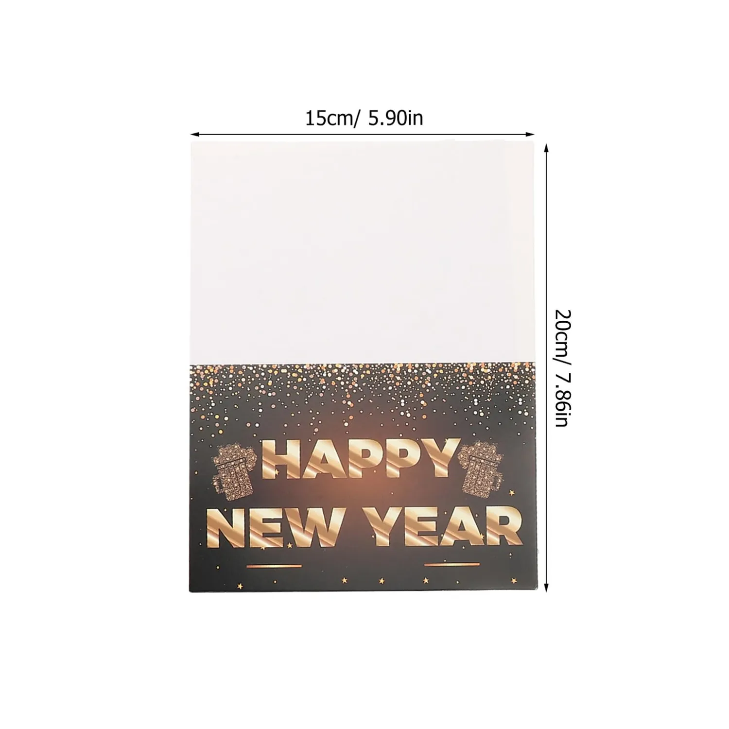 Angoily Biglietti Auguri Capodanno 12 Pezzi con Buste