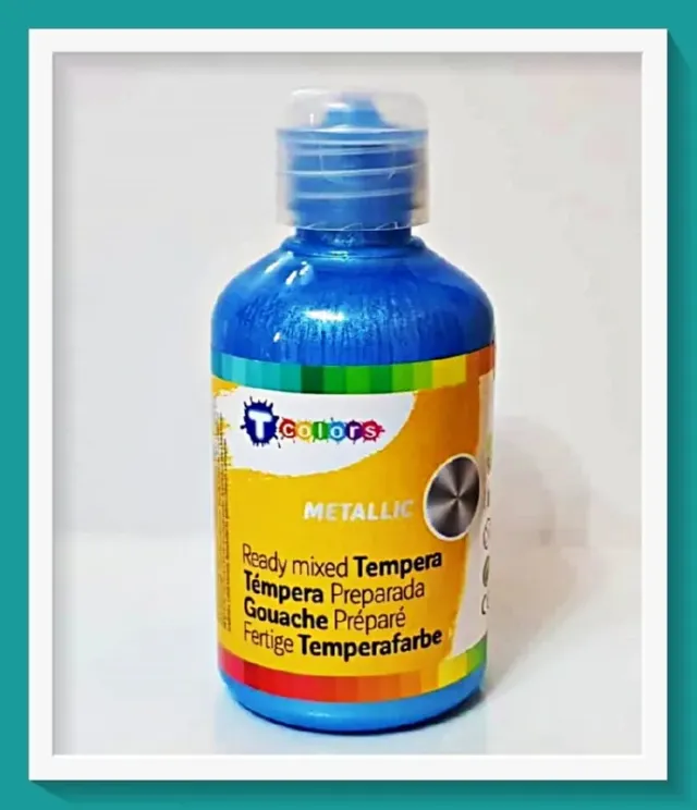 Deco Foam Tcolors D-7944566 tempera metallizzata blu 250ml
