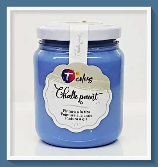 Tcolors Chalk Paint Mediterranean Blue 175ml Opaco