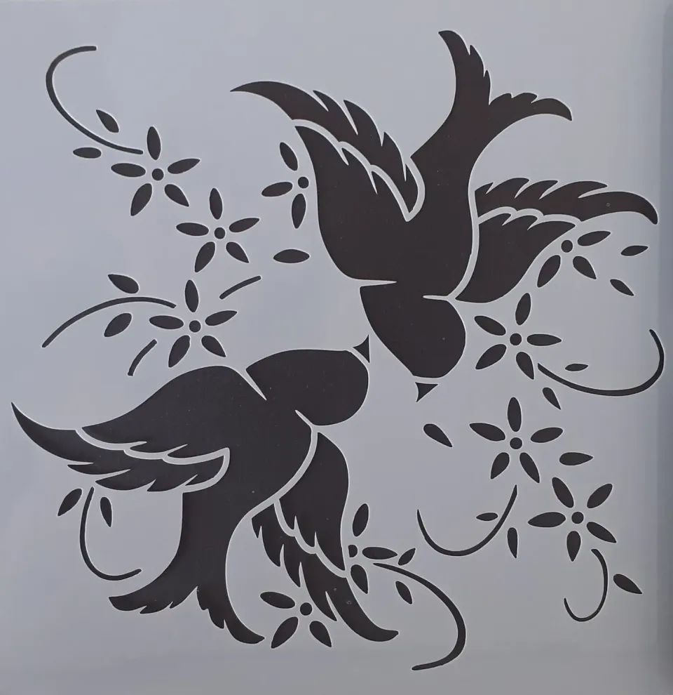 Deco Foam KU025 stencil 25x25 cm riutilizzabile