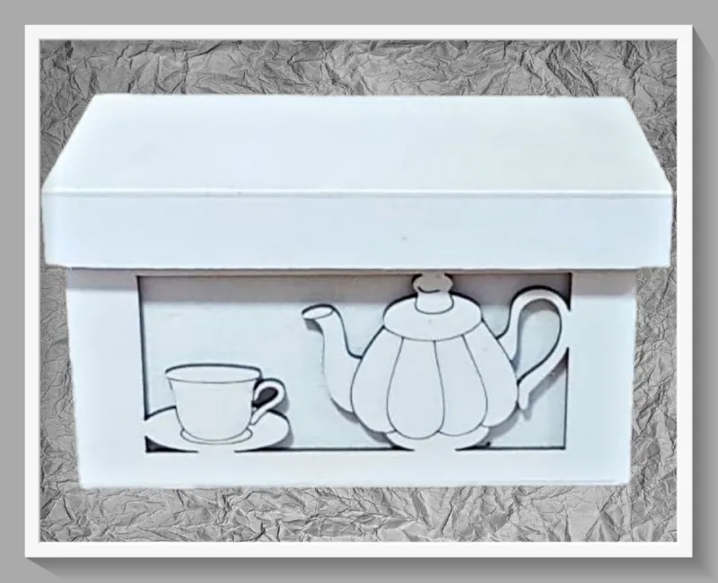 Deco Foam LG87856 scatola in legno 16x10x8,5 cm da decorare