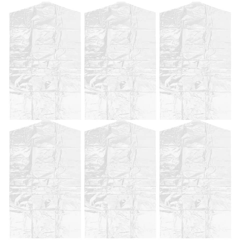 Angoily Copriabiti sacchetti trasparenti 50 pezzi 60x100 cm