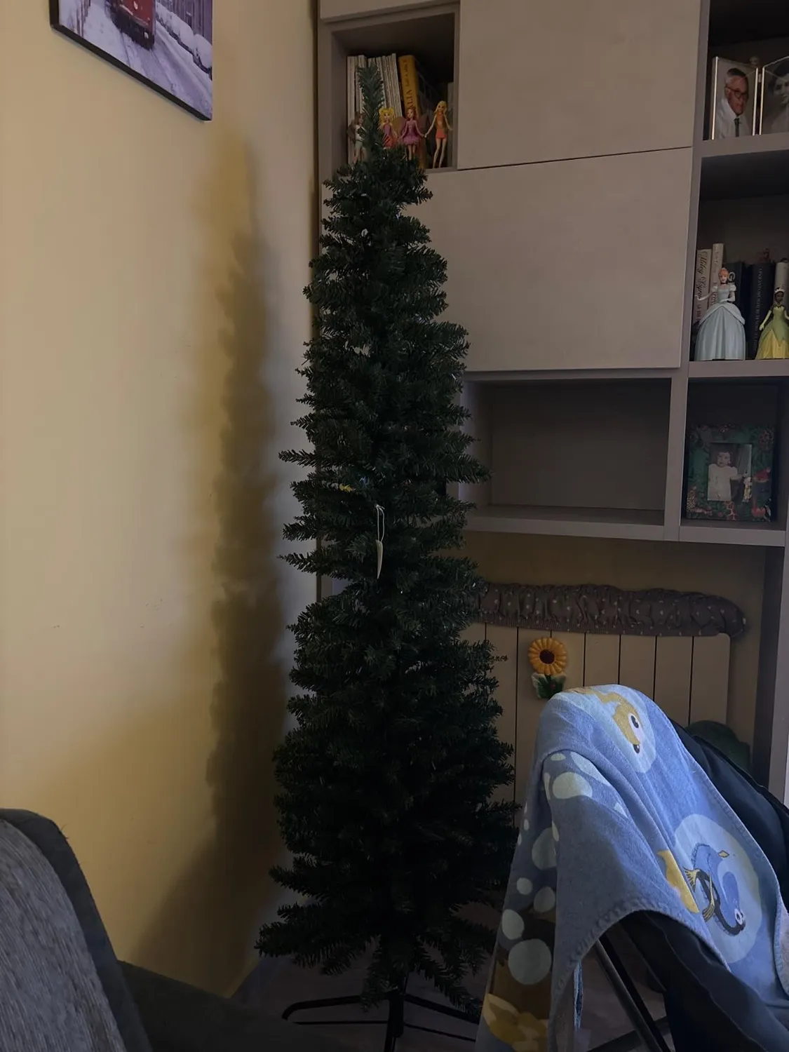 Giodicart Peak Tree 180 cm albero Natale slim artificiale 392 rami
