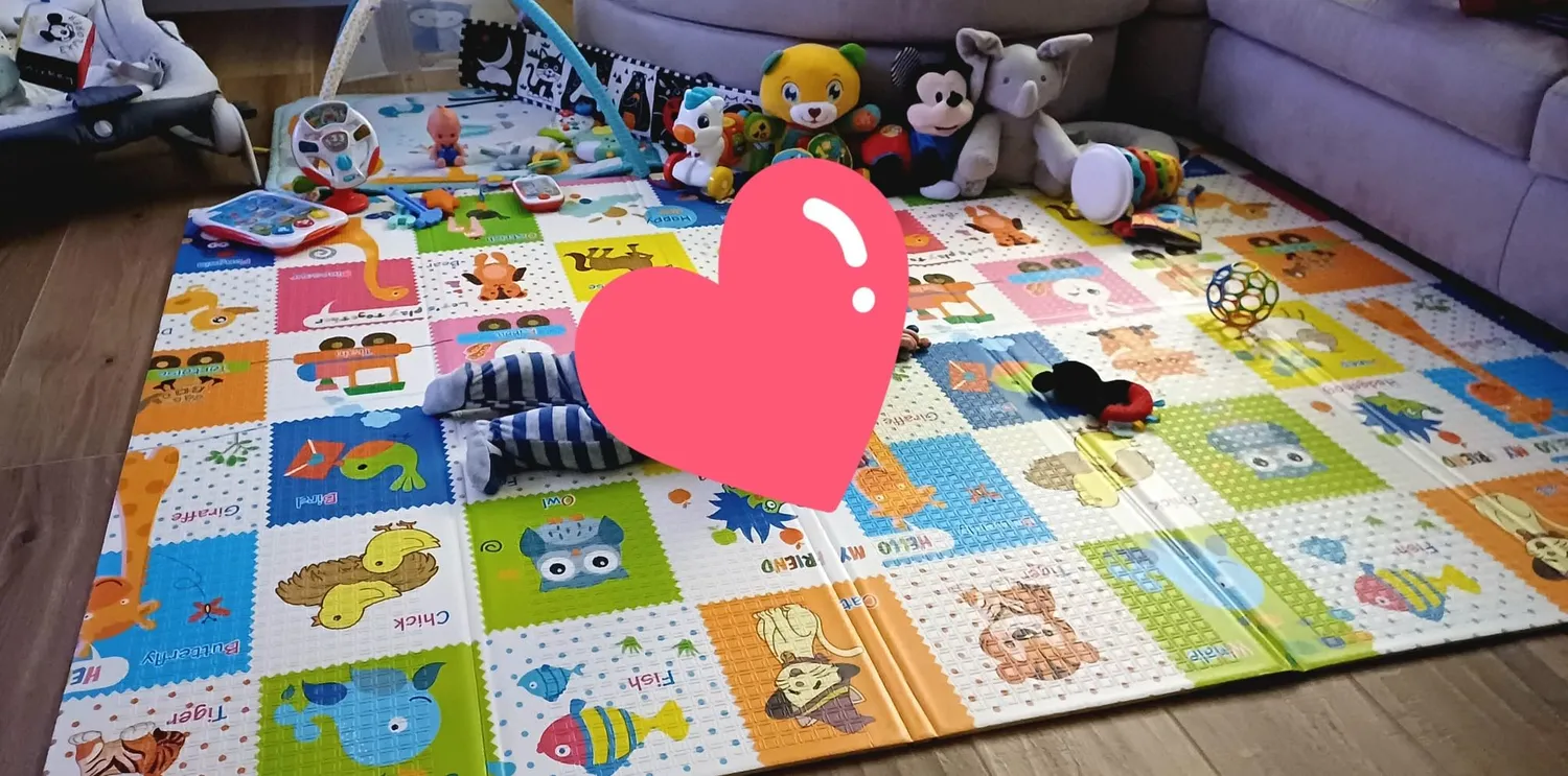 Giodicart Primi Passi Tappeto Gioco Pieghevole 200x150 Doppio