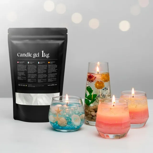 Naturesin Candle Gel paraffina gel per candele trasparenti