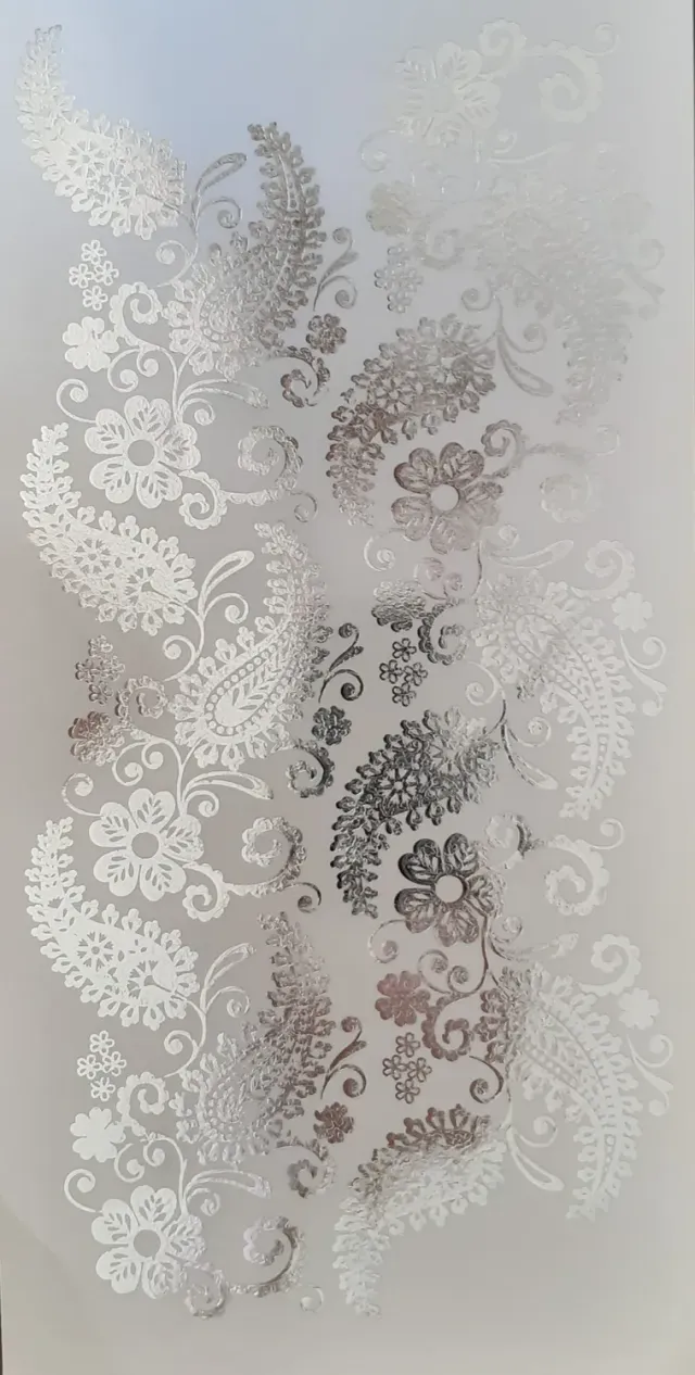 Deco Foam VT05 carta riso transfer argento 32x16cm