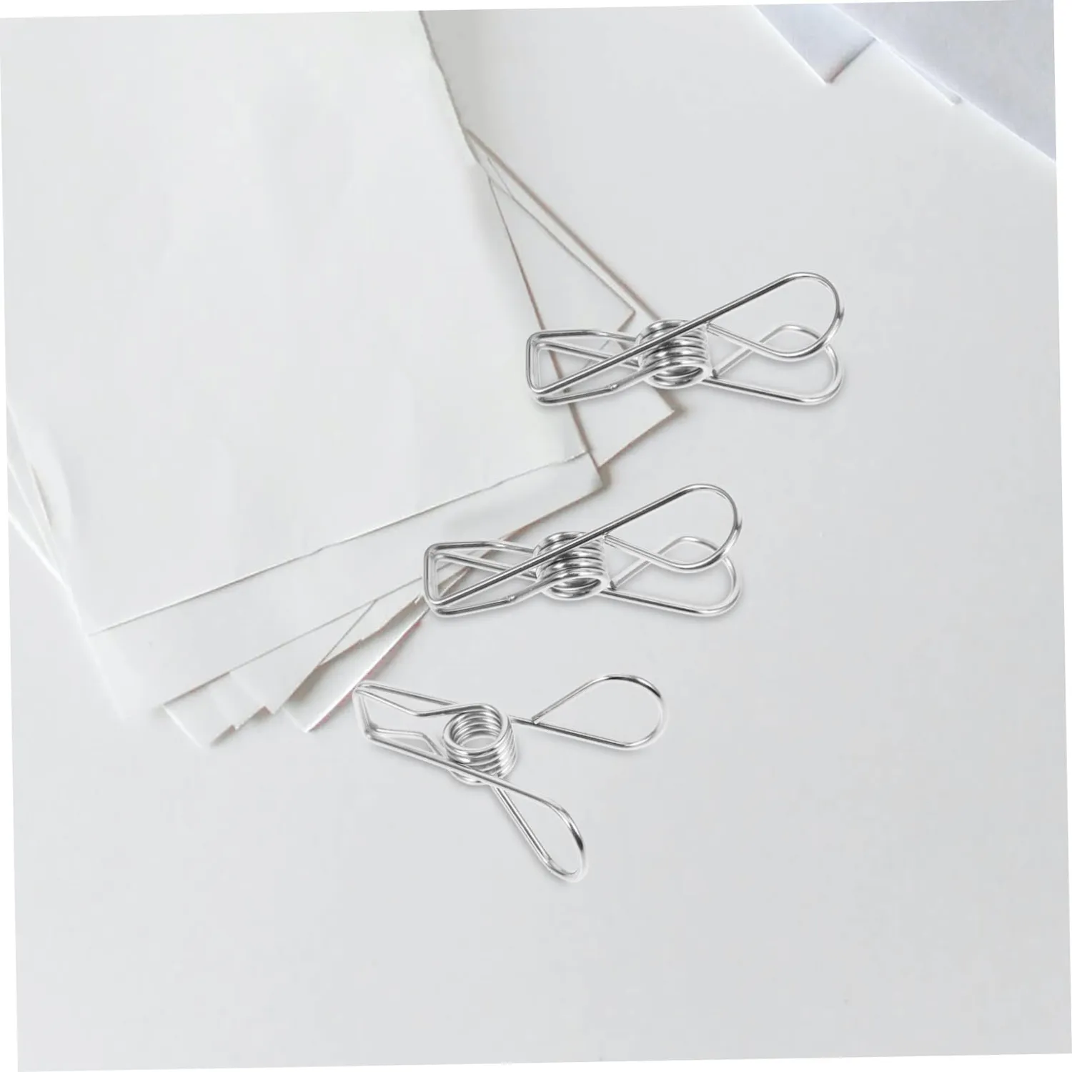 Angoily Clip Foto Acciaio Inox 10 Pezzi Argento
