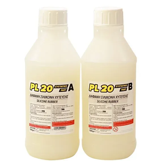 Deco Foam PL20 silicone stampi 1kg 2x500gr platino