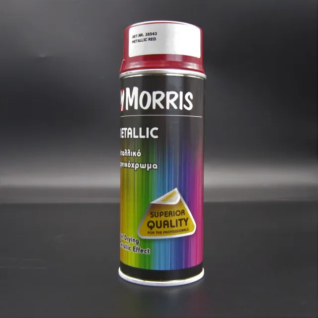 Morris spray metallizzato rosso 400ml