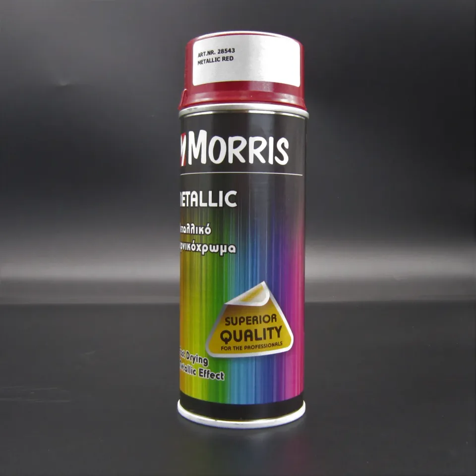 Morris spray metallizzato rosso 400ml