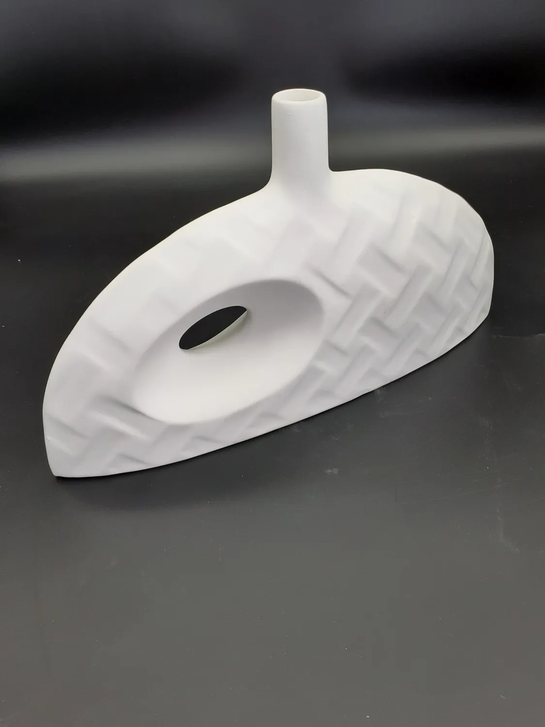 Vaso decorativo 38,5x21 cm da interno capiente da pavimento