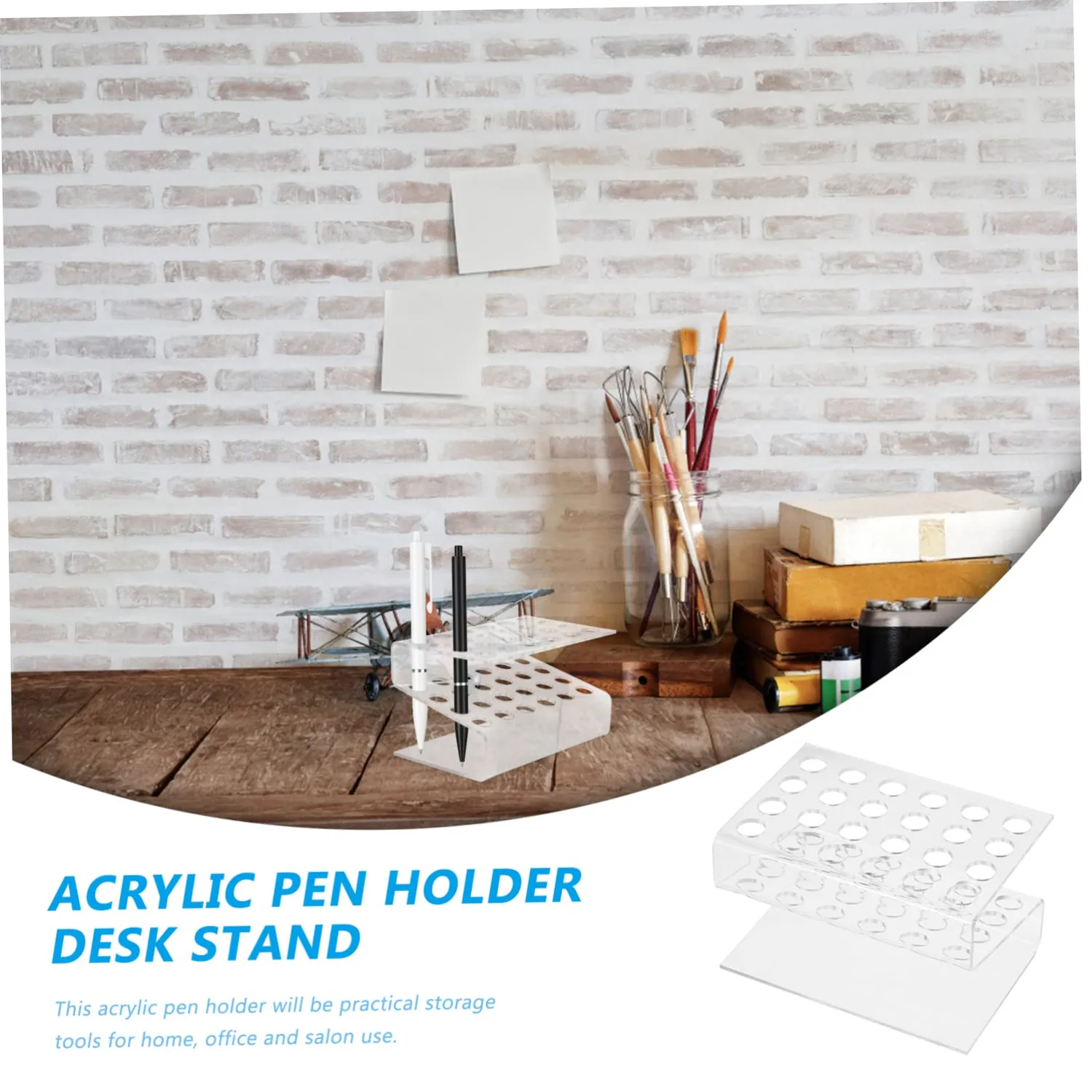 Angoily organizer trasparente portapenne scrivania acrilico