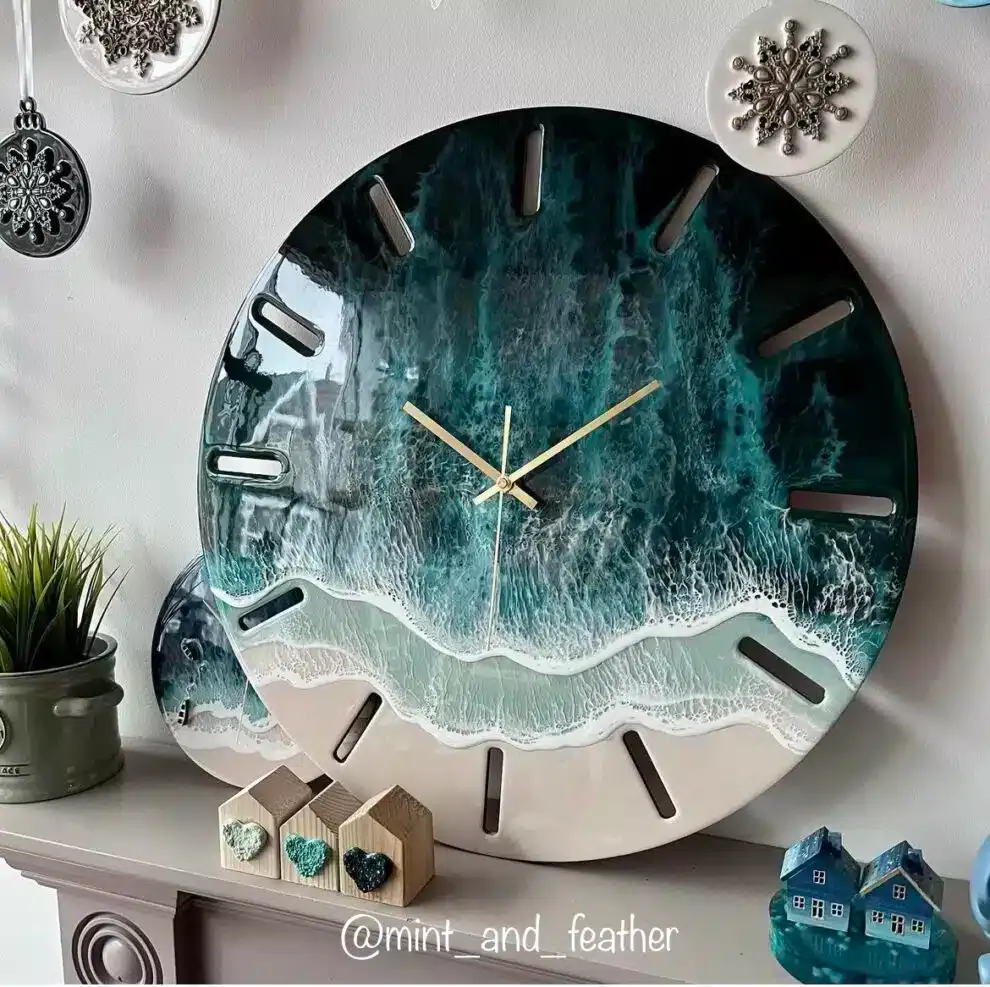 Naturesin Pannello MDF Orologio D.40cm tondo minimal