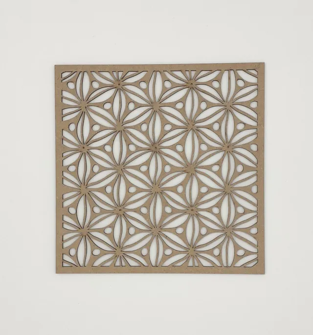 Deco Foam 41203 pannello legno decorativo 25x25 cm sottile