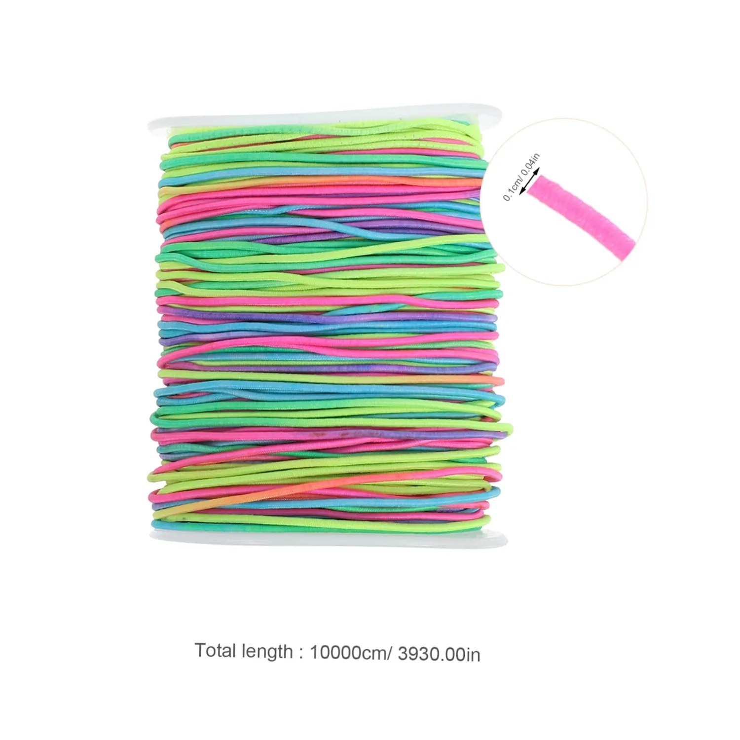 Angoily Filo Elastico Braccialetti Colorato 2 Pezzi Bijoux
