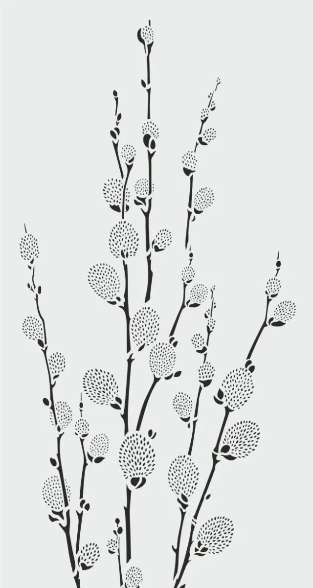 Decofoam HD218 stencil 25x50cm fondo decorativo
