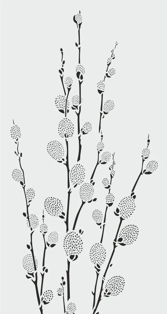 Decofoam HD218 stencil 25x50cm fondo decorativo