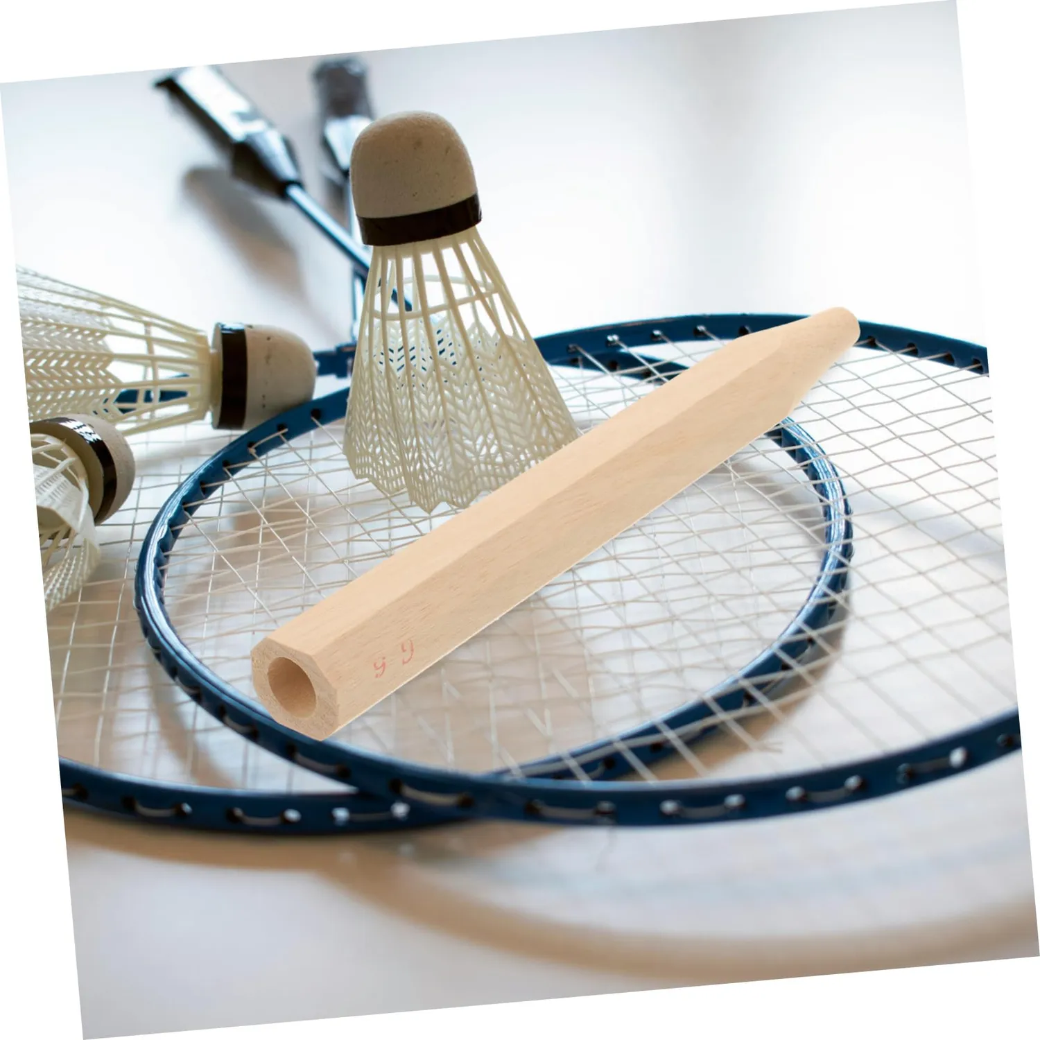Angoily manico badminton legno ricambio impugnatura