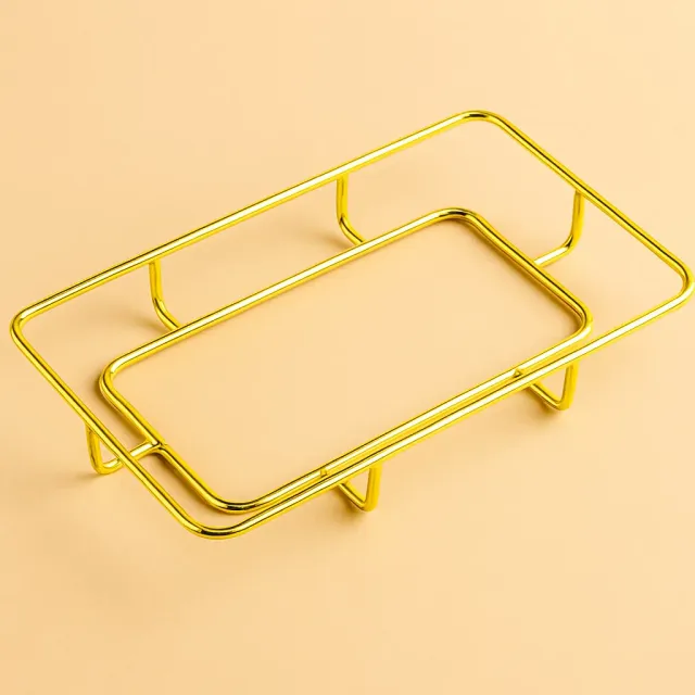 Naturesin supporto metallo vassoio rettangolare oro 321 mm