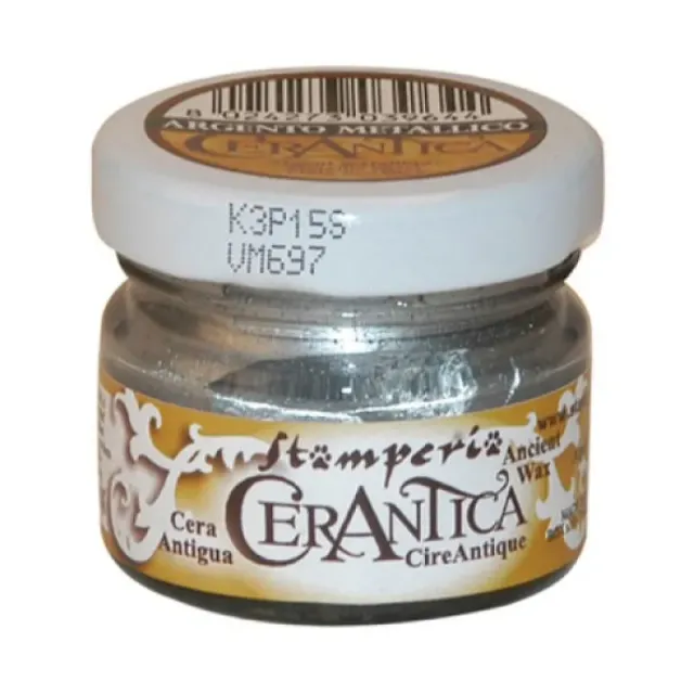 Stamperia Cerantica 5000751 patina silver metallic 20ml
