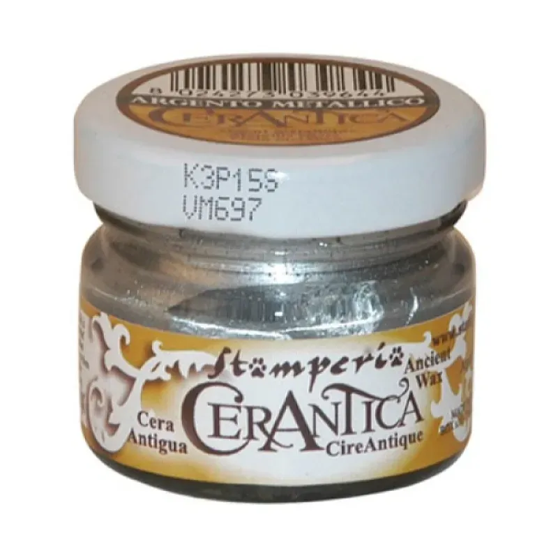 Stamperia Cerantica 5000751 patina silver metallic 20ml