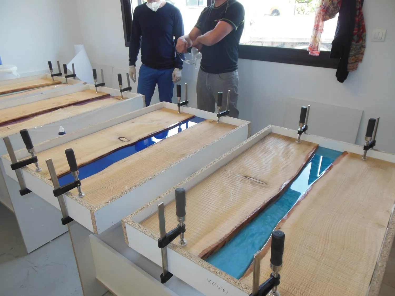 Naturesin Rivertable masterclass 8 ore tavolo resina legno