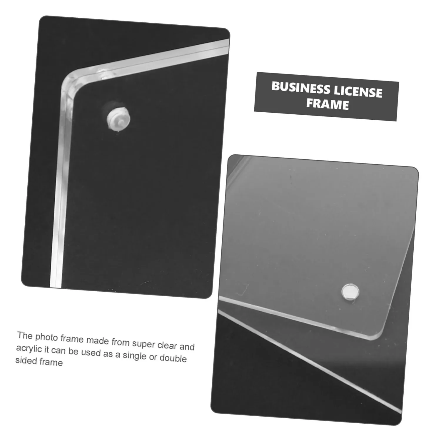 Angoily Espositore in acrilico magnetico 21x15 cm trasparente