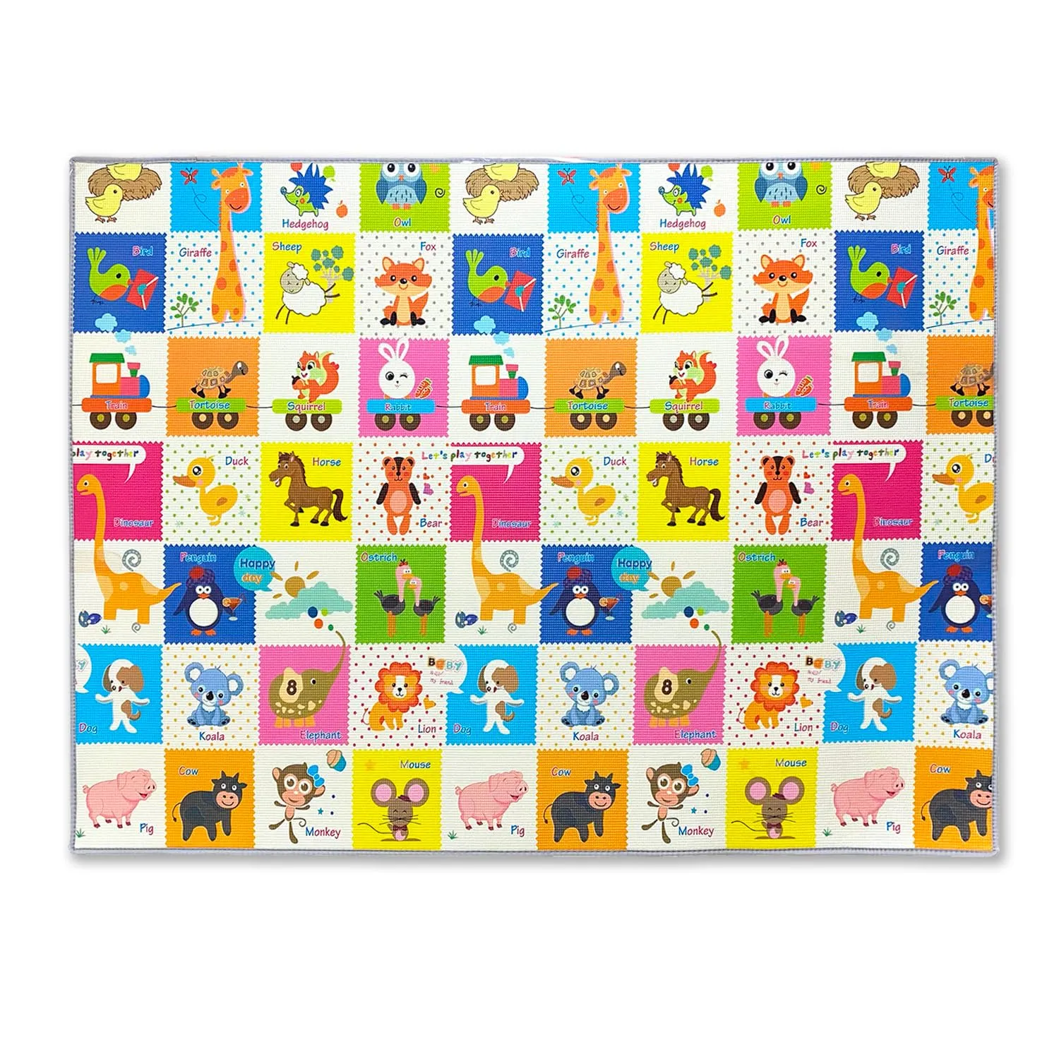 Giodicart Maxi Tappeto Gioco Arrotolabile 200x150 bifacciale