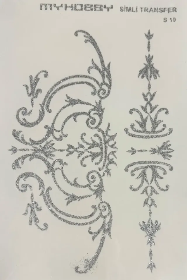 Deco Foam Simli S19 carta di riso 25x18 cm argento
