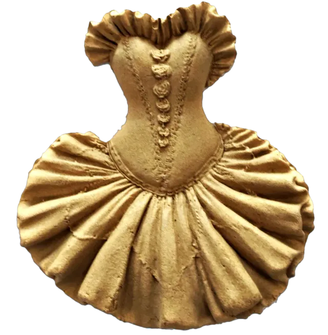 Deco Foam 0049 fregio vestito 6x7 cm legno