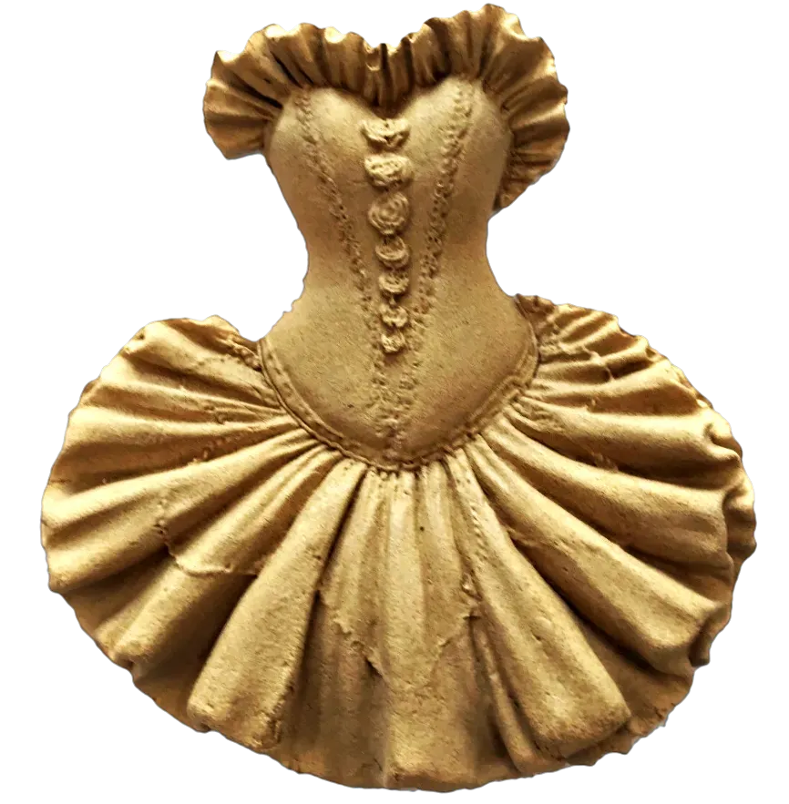 Deco Foam 0049 fregio vestito 6x7 cm legno