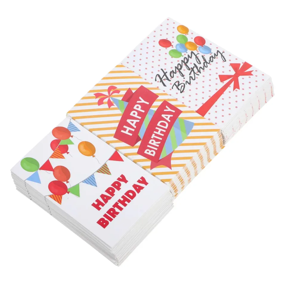 Angoily Biglietti Compleanno Assortiti 150 Pezzi con buste colorati