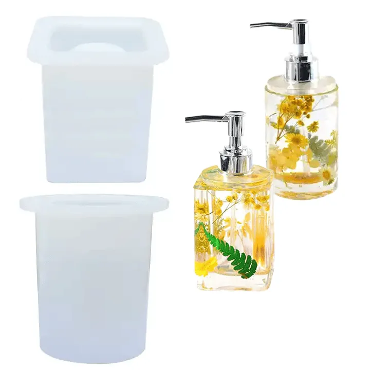 Naturesin dispencer sapone stampo silicone rotondo quadro