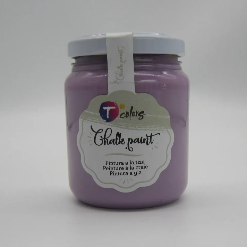 Tcolors chalk paint Ash Purple 175 ml viola effetto gesso