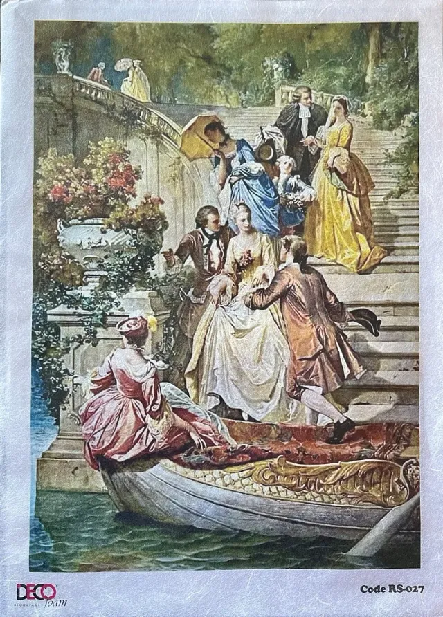 Decofoam RS-027 carta riso A4 decoupage