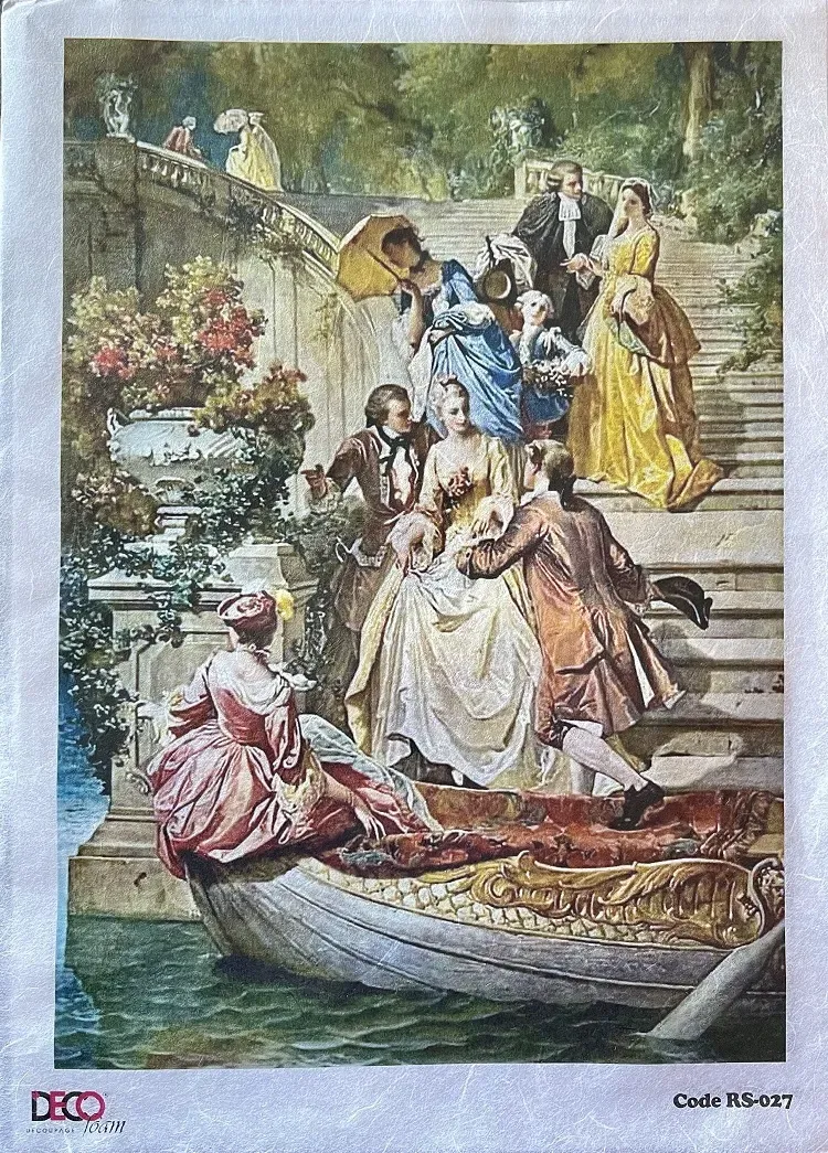 Decofoam RS-027 carta riso A4 decoupage