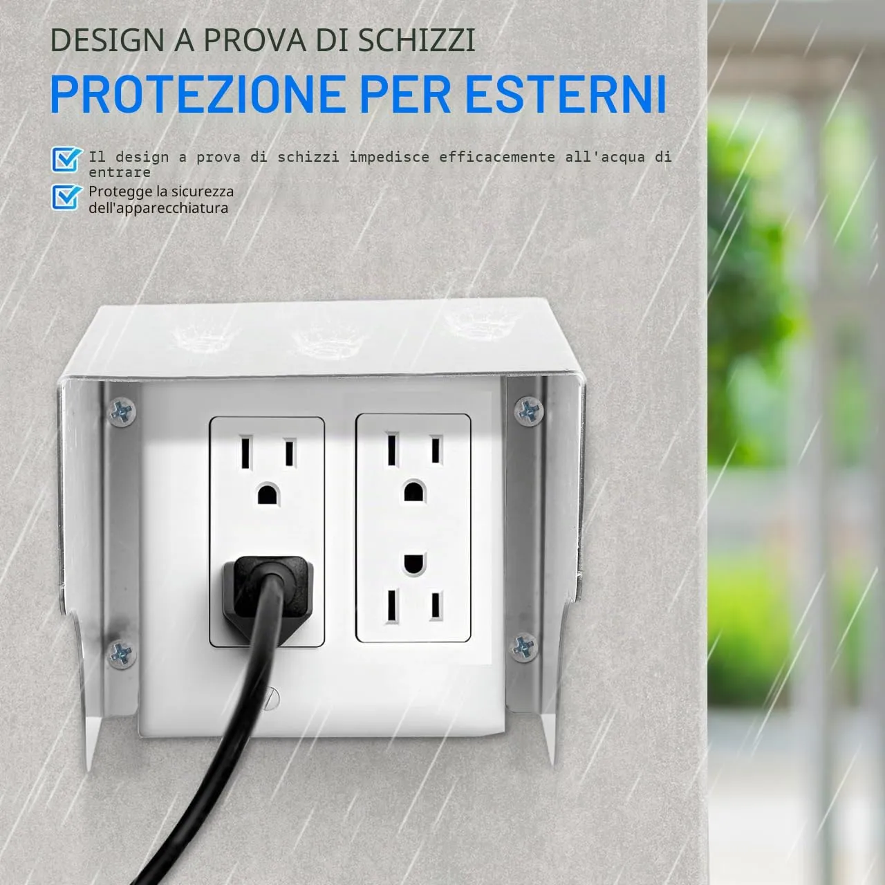 Angoily Parapioggia Campanello Acciaio Inox 125mm