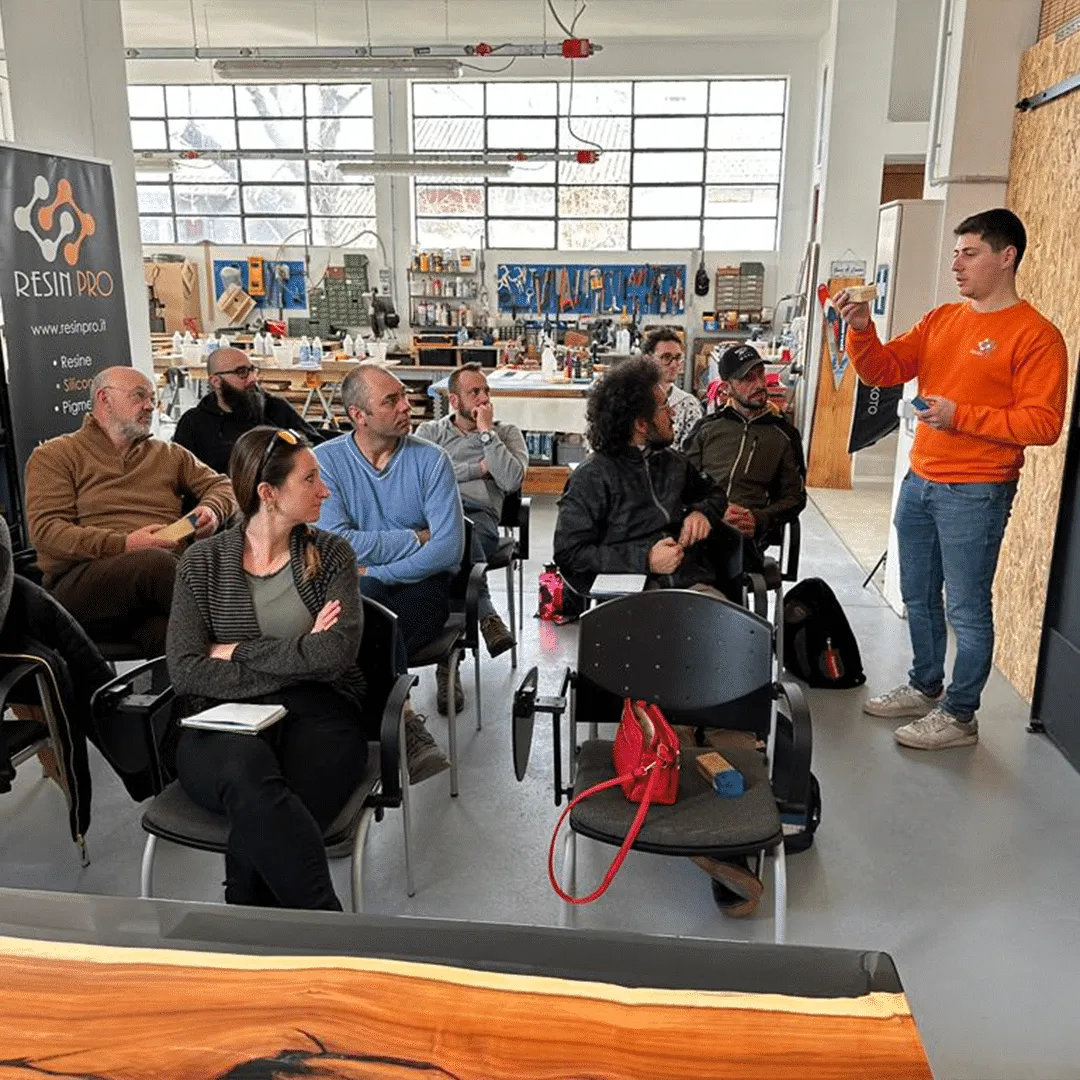 Naturesin Resin Pro Academy corso tavoli resina Pro