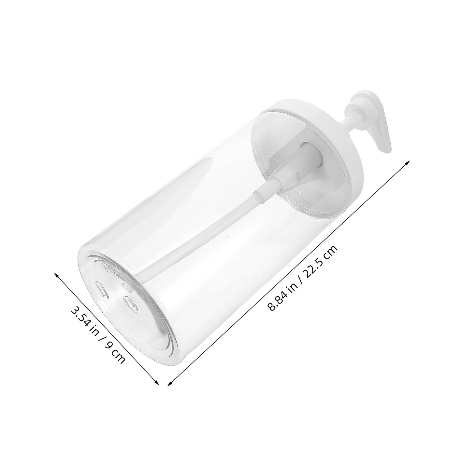 Angoily Flacone Dosatore Pompa Trasparente 1000ml