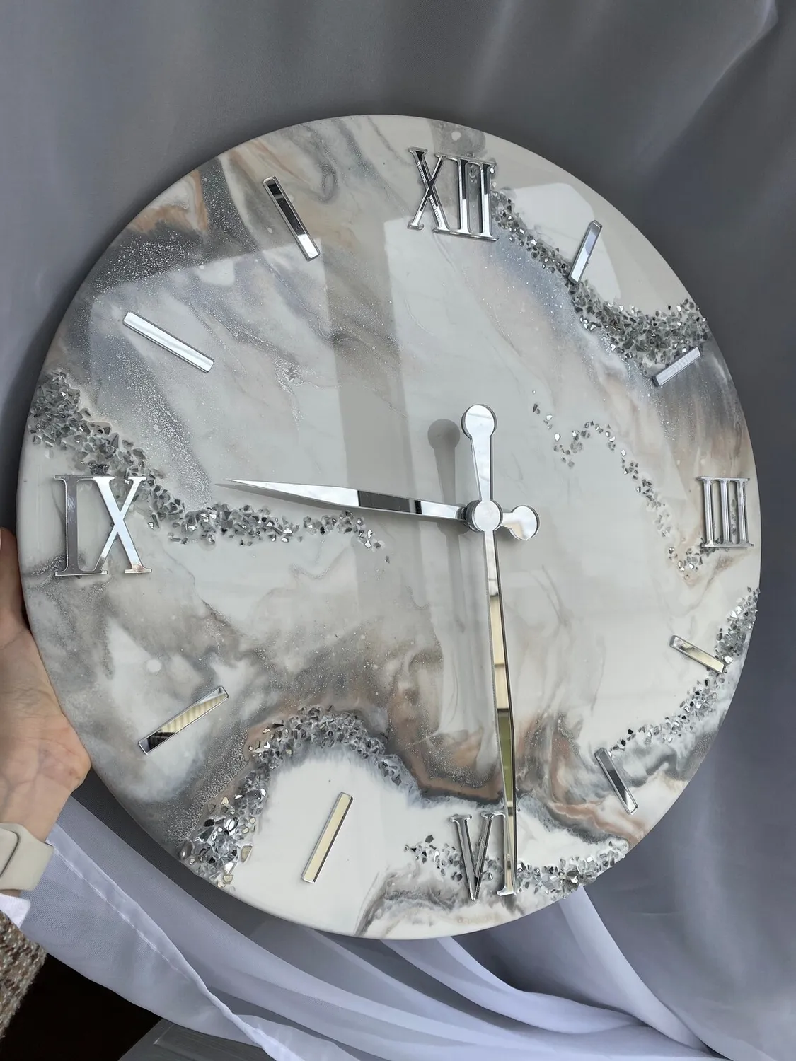Naturesin Pannello Legno MDF Rotondo D.40cm orologio
