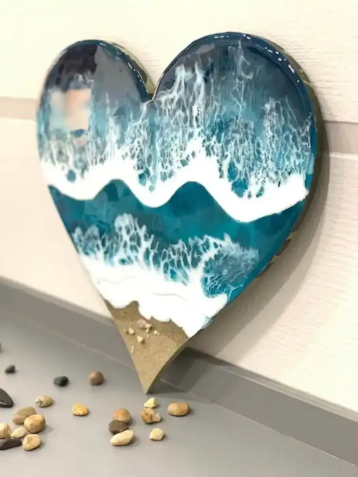 Naturesin supporto cuore legno da appendere 20x20 cm
