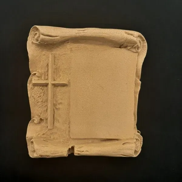 Deco Foam Papyrus 2001 quadretto legno 15x14 cm ecclesiastico
